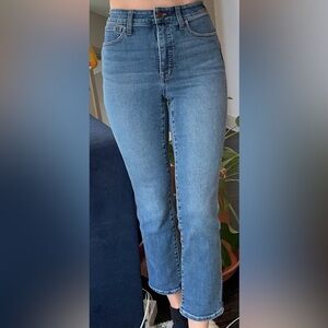 Madewell Curvy Straight Leg Jeans